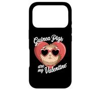 Guinea Pigs Are My Valentine Cute Rodent Valentines Day Case for iPhone 17 Pro
