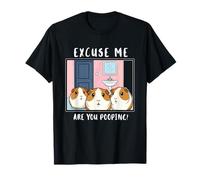 Guinea Pigs Curious Funny are You Pooping T-Shirt