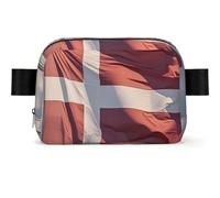Guinea Pigs Fanny Pack Crossbody Waist Bag Pack Waterproof Mini Belt Bag Bum Hip Bag for Men Women, Denmark Danish Flag, One Size