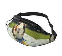 Guinea Pigs Funny Waist Bag Bumbags for Men Women, Print Polyester Waist Pack for Travel Walking Sport with Adjustable Strap