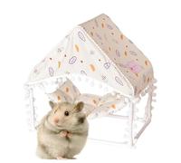 Guinea Pigs Hideouts - Multipurpose Hamster Hut Hamster Hiding Place,Comfortable Hamster Habitat Hamster Cage Accessories for Hamsters Guinea Pigs