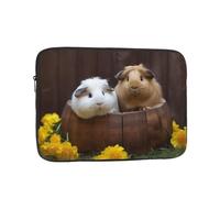 Guinea Pigs Laptop Sleeve for Women Men, 13 Inch Waterproof Laptop Bag Lightweight Notebook Computer Cover Bag