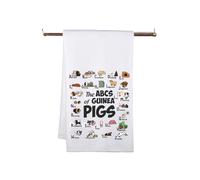 Guinea Pigs Lover Gift The ABCS of Guinea Pigs Kitchen Towel Guinea Pigs Kitchen Decor for Guinea Pigs Mom (Guinea Pigs Towel)