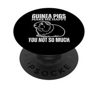 Guinea Pigs Make Me Happy You Not So Much Funny Guinea Pig PopSockets Adhesive PopGrip