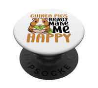 Guinea Pigs Make Me Happy You Not So Much Funny Guinea Pig PopSockets Adhesive PopGrip