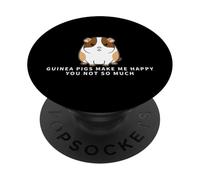 Guinea Pigs Make Me Happy You Not So Much Funny Guinea Pig PopSockets Adhesive PopGrip