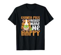 Guinea Pigs Make Me Happy You Not So Much Funny Guinea Pig T-Shirt