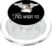 Guinea Pigs Might Fly Cute Joke PopSockets PopGrip for MagSafe
