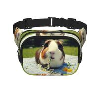 Guinea Pigs Square Double-Layer Waist Bag Chest Bag Crossbody Bag Running Travel Hiking Waist Bag
