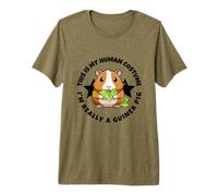Guinea Pigs This is My Human Costume I'm Really A Guinea Pig Premium T-Shirt