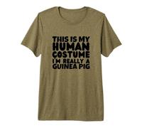 Guinea Pigs This is My Human Costume I'm Really A Guinea Pig Premium T-Shirt
