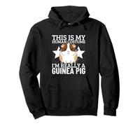 Guinea Pigs This Is My Human Costume I'm Really A Guinea Pig Pullover Hoodie