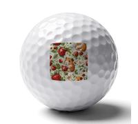 Guinea Pigs with Summer Strawberries Standard Golf Balls Professional Gift for Boyfriend Father Husband Son