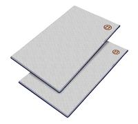 GuineaDad Liner | Guinea Pig Fleece Cage Liners | Guinea Pig Bedding | Burrowing Pocket Sleeve | Extra Absorbent Bamboo | Waterproof Bottom (C&C 2x1 (2 Pack), Grey)
