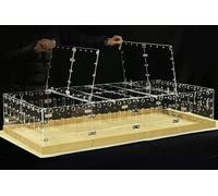 GuineaLoft™ 4x2ft Thick Acrylic Cage Lid - Modern Design with Stainless Steel Rods & Clear View Panels, Easy to Clean & Maintain - Guinea Loft Exclusive