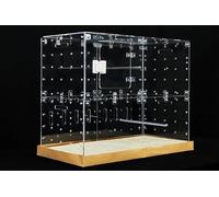 GuineaLoft™ Acrylic Cage (Model-E) - Multi-Level 2x1ft Enclosed Cage for Birds, Guinea Pigs, Chinchillas, Small Animals, Connectable, DIY Extendable - Visit the Guinea Loft Store to See It All
