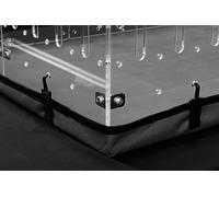 GuineaLoft™ Cage Canvas Bottom (4ft x 2ft) - Easy Hook and Hang Installation, Thick Coated PVC Oxford Cloth, Waterproof and Washable - Exclusive by Guinea Loft