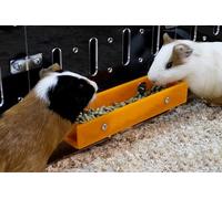 GuineaLoft™ Food Feeder Yellow - Say Goodbye to Traditional Bowls! Ultimate Feeder for Small Pets like Guinea Pigs, Rabbits and Chinchillas. Designed & Made by Seasoned Owners - GuineaLoft Exclusive