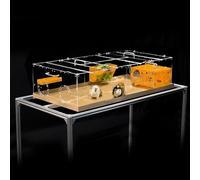 GuineaLoft™ Model-A1 Acrylic Guinea Pig Cage w/Clear Acrylic Lid
