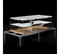 GuineaLoft™ Model-A3Loft 2-Level Acrylic Guinea Pig Cage w/Loft