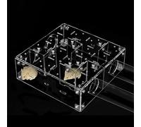 GuineaLoft™ Small Pet Maze (V2) - Innovative Maze for Hamsters, Rats, Mice, Gerbils, and Other Small Rodents, Easy to Build, Fits Inside a Cage or Works Standalone, Connectable
