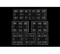 GuineaLoft™ TM Multipack DIY Panels (Clear) - Includes 3 TM1 Panels, 2 TM2 Clear Panels, 1 TM3 Clear Panel, DIY Panels for Building Play Structures - Visit The GuineaLoft Store for More