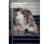 Guineapigs/Guinea pigs 2026 Calendar, A3, Wirobound, Full Colour, Free Pack of Calendar Stickers.