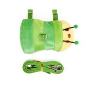 Guineas Pigs Harness And Leash With Bells Hamster Ferrets Harnesses And Leash None Pulling Walking Vests Walking Vests With Safe Bells