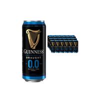 Guinness 0.0 Draught Alcohol Free Stout 24 x 538ml Case