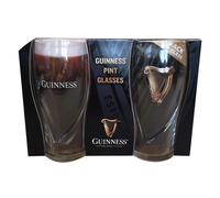 Guinness Embossed Pint Glass Duo