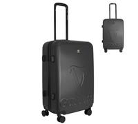Guinness® 24" ABS Check-in Suitcase - Lightweight Hard Shell Luggage with 360° Spinner Wheels, Telescopic Handle & Built-in Combination Lock - Durable 65cm Travel Case (Black)