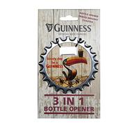 Guinness 3 in 1 Bottle opener, Fridge Magnet and Coaster With Toucan Design