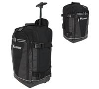 Guinness 3-in-1 RyanAir Cabin Backpack with Wheels 40x25x20cm - Underseat Bag | Wheeled Travel Backpack Trolley Holdall | Flight Approved for easyJet, Jet2, Wizz Air | Official Guinness Luggage