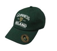 Guinness Baseball Cap with Built-in Bottle Opener - Bottle Green Harp