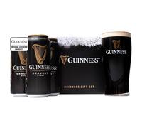 Guinness Beer Gift Set, Draught 3 x 440 ml, Pint Glass | Officially Licensed, Guinness Gifts for Men, Pint Glass, Dad, Birthday
