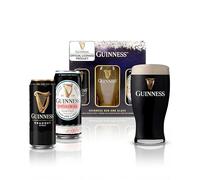 Guinness Beer Gift Set, Draught & Original 2 x 440 ml, Pint Glass | Officially Licensed, Guinness Gifts for Men, Can & Pint Glass, Dad, Birthday