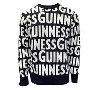 Guinness Black & Cream Chunky Letters Knit Jumper (Medium)