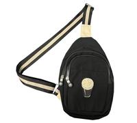 Guinness - Black Cross Body Bag with Cream Smiling Pint Logo - G9407