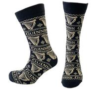 Guinness Black/Gold Harp Socks