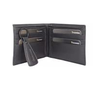 Guinness® Black Leather Wallet with Coin Pocket - RFID Blocking, Genuine Leather Bi-Fold Wallet for Men, Card Slots & Cash Compartment, Classic & Durable Design - Official Merchandise