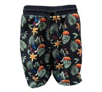 Guinness Black Toucan Hawaiian Swim Shorts (UK, Alpha, S, Regular, Regular, Black)
