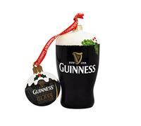 Guinness Christmas Decoration - Pint, Glass, Holly