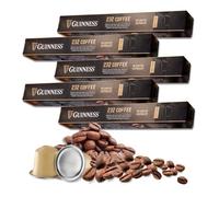 Guinness Coffee 232 Brew Capsules by Tiki Tonga Coffee Roasters (50 Capsules) - Fully Recyclable Aluminium Capsules - Nespresso Machine Compatible