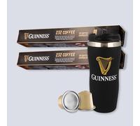 Guinness Coffee ‘232’ Brew Gift Set -2 x Guinness '232' Coffee Capsules (20 capsules) & Guinness Contemporary Travel Mug by Tiki Tonga Coffee Roasters