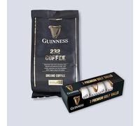 Guinness Coffee ‘232’ Brew Gift Set - 227g Roasted Ground/Filter Coffee & 3 Guinness Logo Golf Balls by Tiki Tonga Coffee Roasters