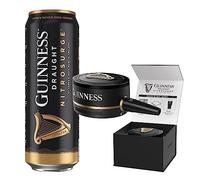 Guinness Draught Nitrosurge │ Stout Beer │ 4.1% vol │ 8x558ml │ Beer Cans | Perfect Pub Pour At Home │ Starter Pack Device & Cans Bundle │ Ideal for Festive Gatherings