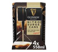 Guinness DraughtNitrosurgeStout Beer4.1% vol4x558mlPerfect Pub Pour At HomeCans Device Sold Separately