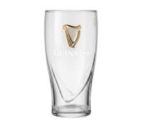 Guinness Embossed Pint Glass in Clear