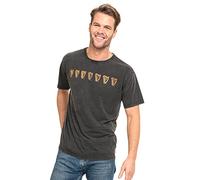 Guinness Evolution of The Harp Beer Mens Distressed Tshirt (Grey) | Gaelic Tshirts for Men and Women