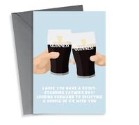 Guinness Father's Day Card - Splitting The G - Stout